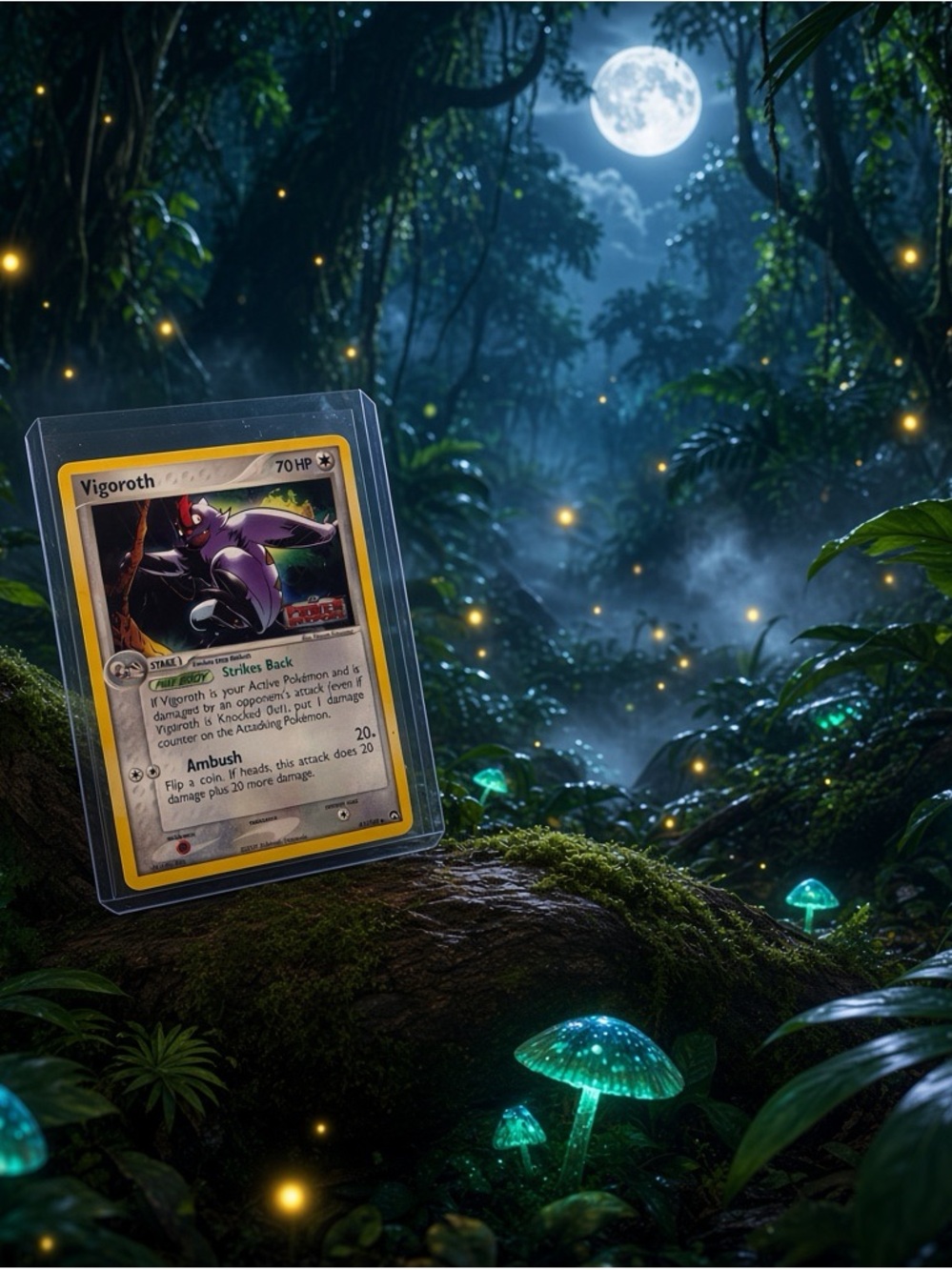 Vigoroth Power Keepers 41/108 Uncommon Reverse Holo STAMPED